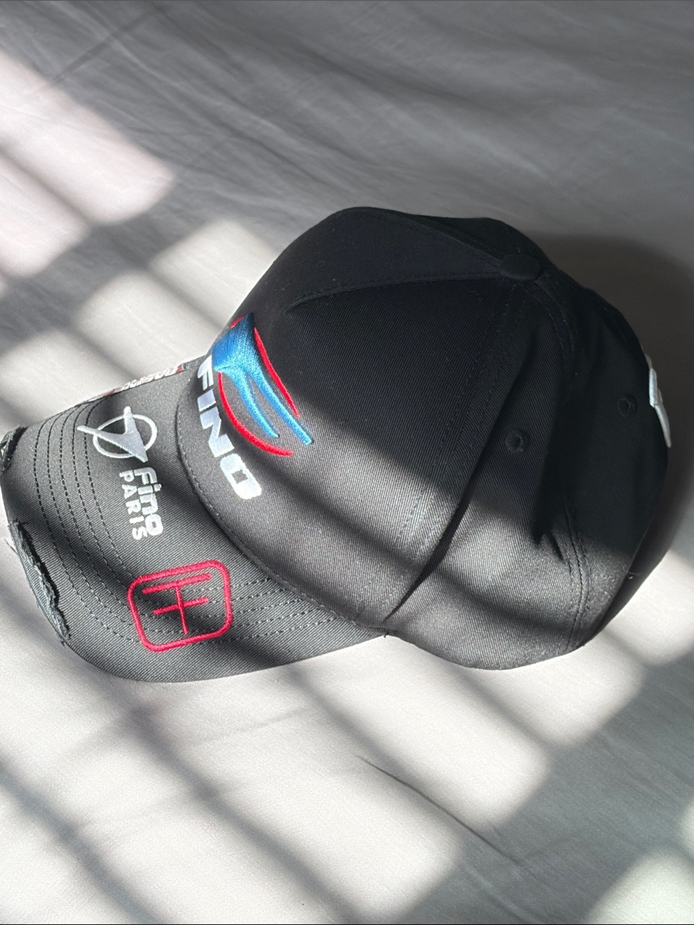 Kids Black Logo Baseball Cap